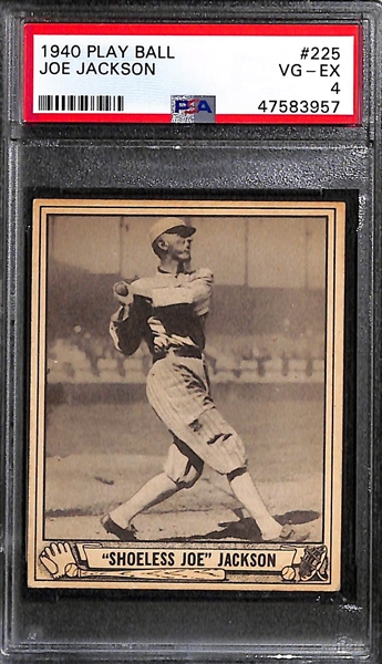 1940 Play Ball Joe Jackson #225 PSA 4