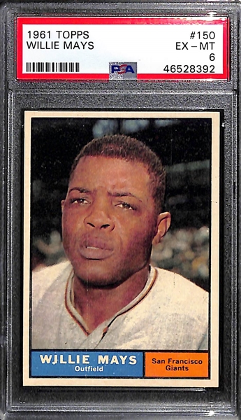 1961 Topps Willie Mays #150 PSA 6