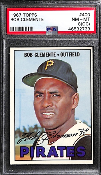 1967 Topps Bob Clemente #400 PSA 8(OC)