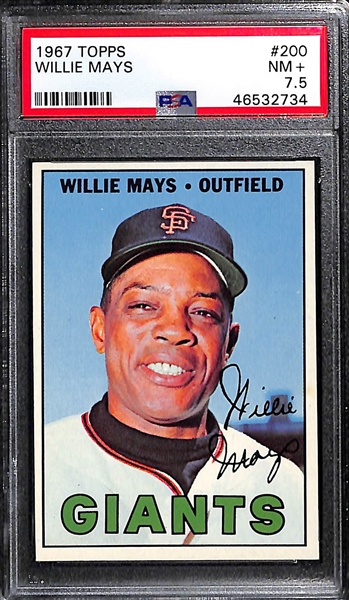 1967 Topps Willie Mays #200 PSA 7.5