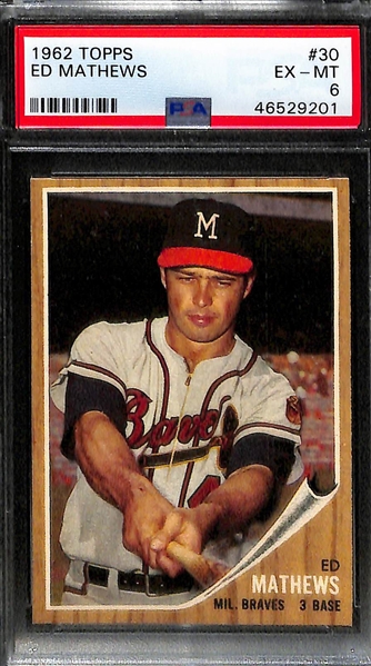 Lot of (4) 1962-1963 PSA Graded Topps Baseball Cards w. 1963 Harmon Killebrew PSA 6