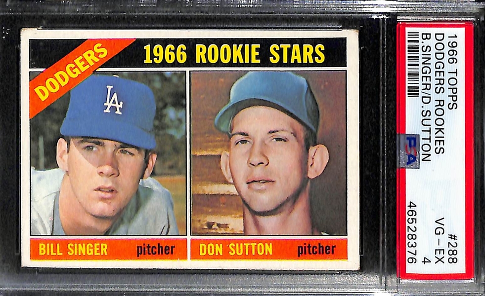 Lot of (3) 1965-1974 PSA Graded Topps Baseball Cards w. Joe Morgan Rookie Graded PSA 2