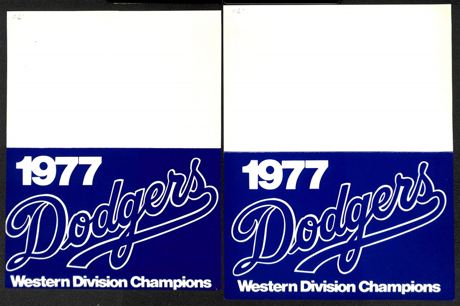 Lot of (16) LA Dodgers Souvenir Team Photos (Between 1963 and 1981)