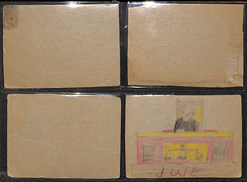 1963 Post Cereal CFL Near Complete Set - 134 of 160 Cards - Hand Cut