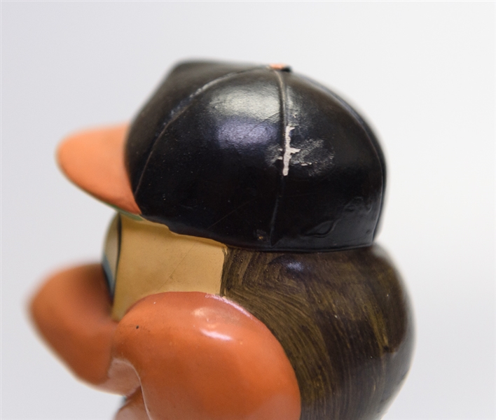 1960s Baltimore Orioles Green Diamond Base Mascot Bird Bobble Head