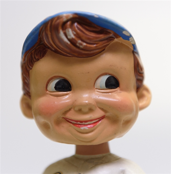 1960s LA Dodgers Green Circle Base Boy Head Bobble Head