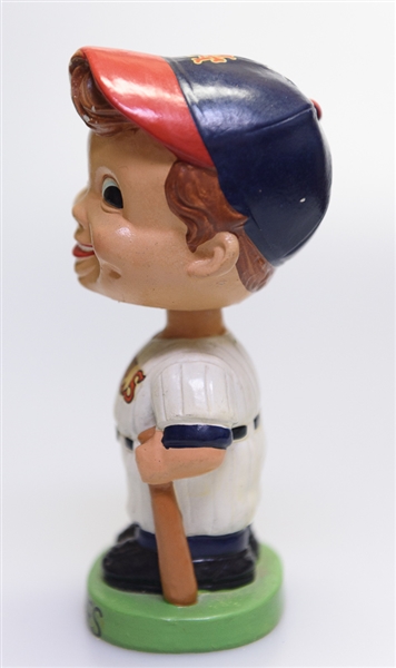 1960s LA Angels Green Circle Base Boy Head Bobble Head