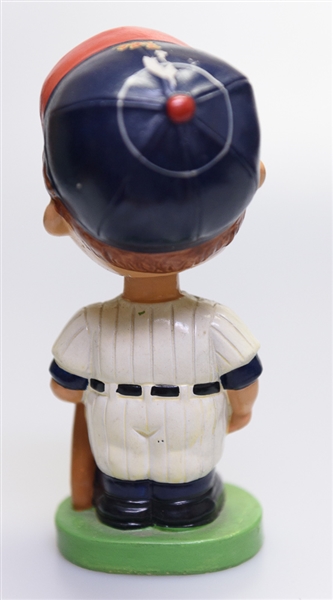 1960s LA Angels Green Circle Base Boy Head Bobble Head