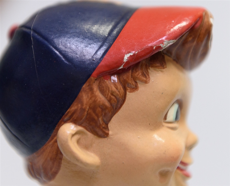 1960s LA Angels Green Circle Base Boy Head Bobble Head