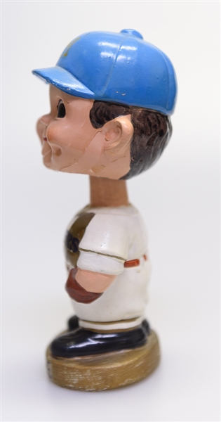 1970s Milwaukee Brewers Gold Circle Base Boy Head Bobble Head 