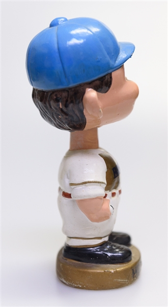 1970s Milwaukee Brewers Gold Circle Base Boy Head Bobble Head 