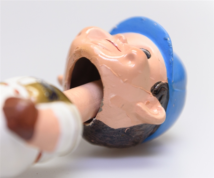 1970s Milwaukee Brewers Gold Circle Base Boy Head Bobble Head 