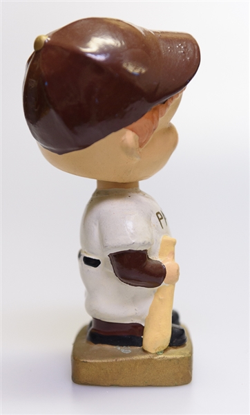 1970s San Diego Gold Square Base Boy Head Bobble Head 
