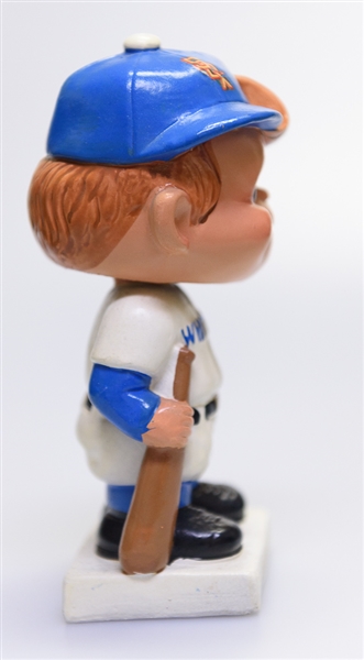 Early 1960s Chicago White Sox White Square Base Boy Head w. Original Box