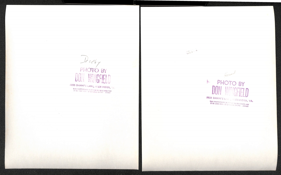 Lot of (12) Don Wingfield 1950s New York Yankees 8x10 Type 1 Photos (w. Original Envelope From Wingfield)