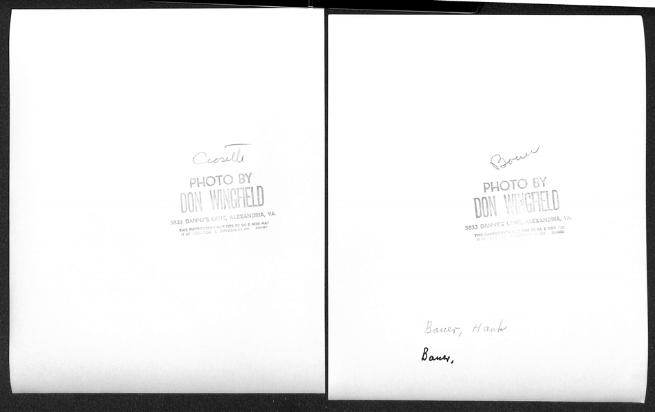 Lot of (12) Don Wingfield 1950s New York Yankees 8x10 Type 1 Photos (w. Original Envelope From Wingfield)