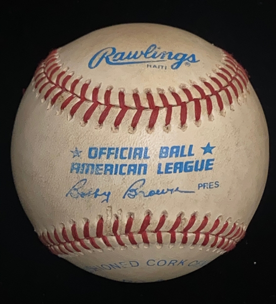 Billy Martin Signed Official AL Baseball - JSA Auction Letter