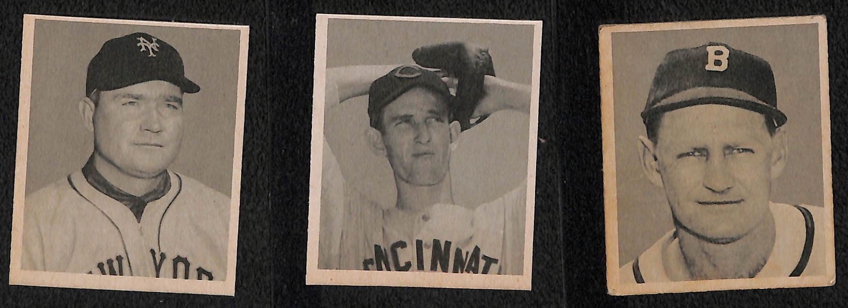1948 Bowman Near Complete Set (44 of 48 cards) w. Stan Musial Rookie PSA 4.5, Kiner PSA 7.5, Feller PSA 8(OC), Rizutto PSA 4, Slaughter PSA 6, Spahn PSA 4