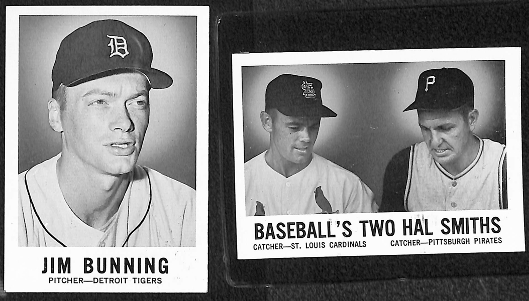 Lot of Over (160) 1960 Leaf Baseball Cards w. Cepeda, Bunning, Flood, Newcombe (Multiple Partial Sets)