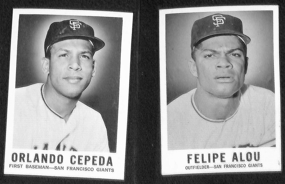 Lot of Over (160) 1960 Leaf Baseball Cards w. Cepeda, Bunning, Flood, Newcombe (Multiple Partial Sets)