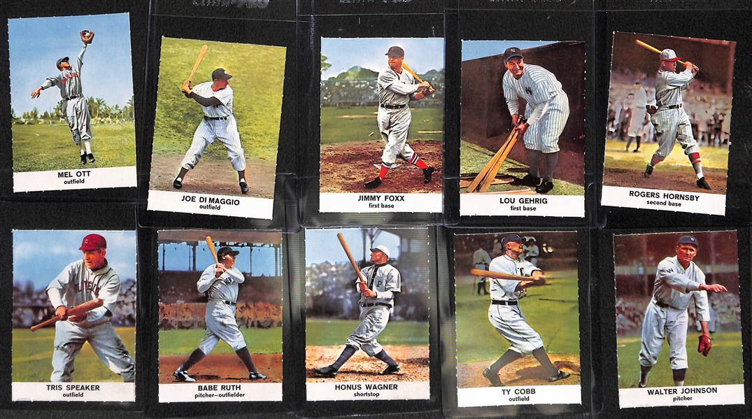 High-Quality 1961 Golden Press Baseball Card Complete Set (All 33 cards) - High Quality Condition!