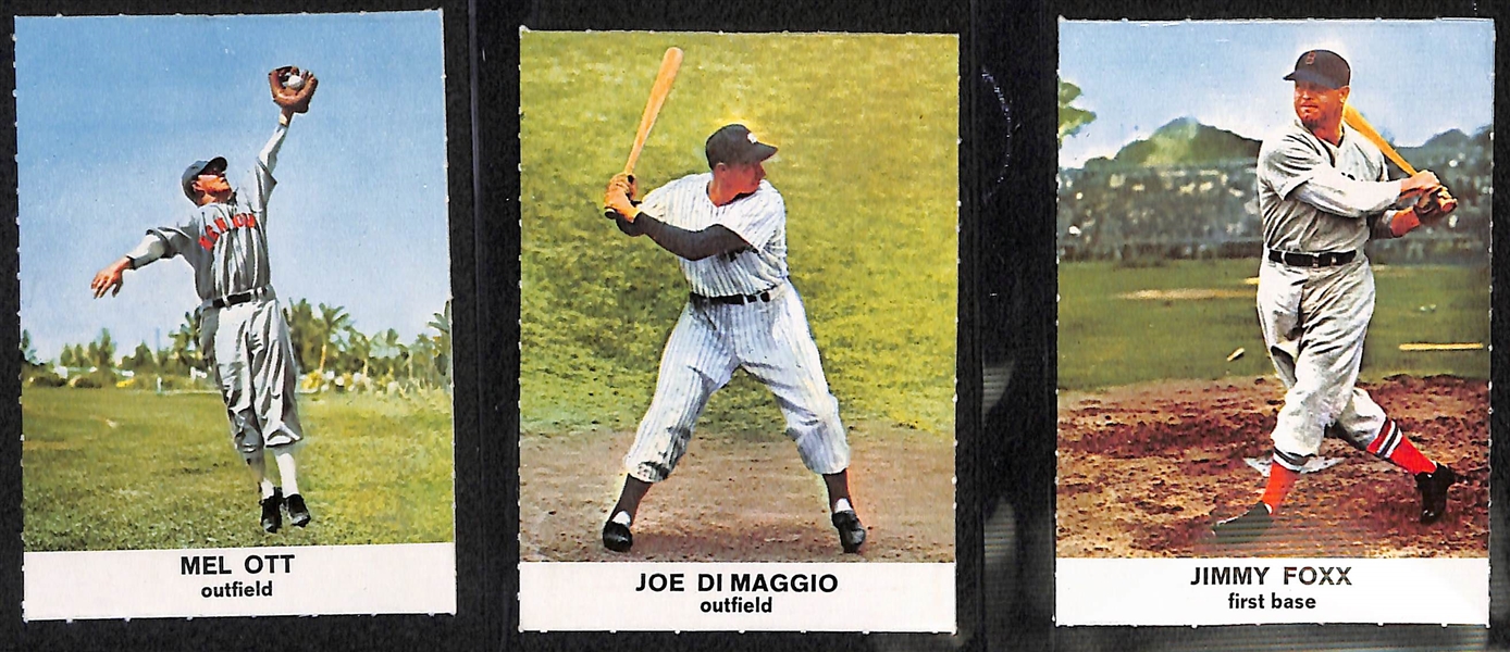 High-Quality 1961 Golden Press Baseball Card Complete Set (All 33 cards) - High Quality Condition!