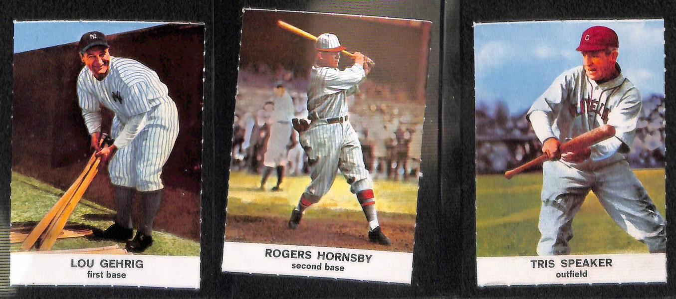 High-Quality 1961 Golden Press Baseball Card Complete Set (All 33 cards) - High Quality Condition!