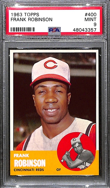 1963 Topps Frank Robinson #400 Graded PSA 9