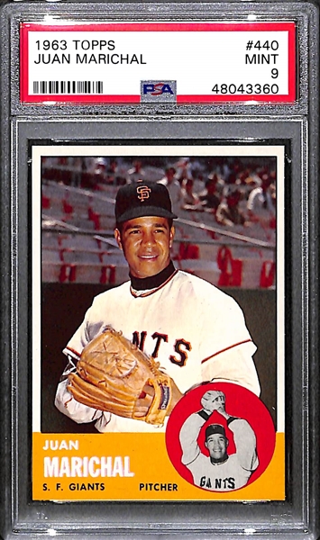 1963 Topps Juan Marichal #440 Graded PSA 9