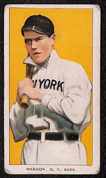 Lot of (3) New York Yankees 1909-11 T206 Tobacco Cards w. Ray Demmitt, Joe Lake, and Jack Warhop