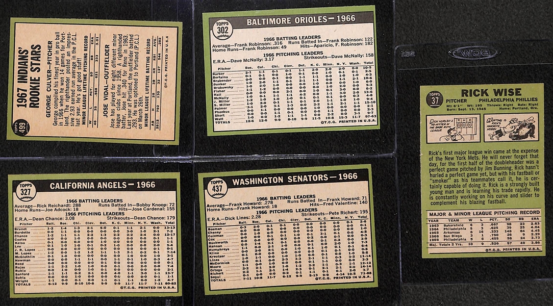   Over 280 Mostly Pack-Fresh 1967 Topps Baseball Cards w. Rookies and Semi-Stars