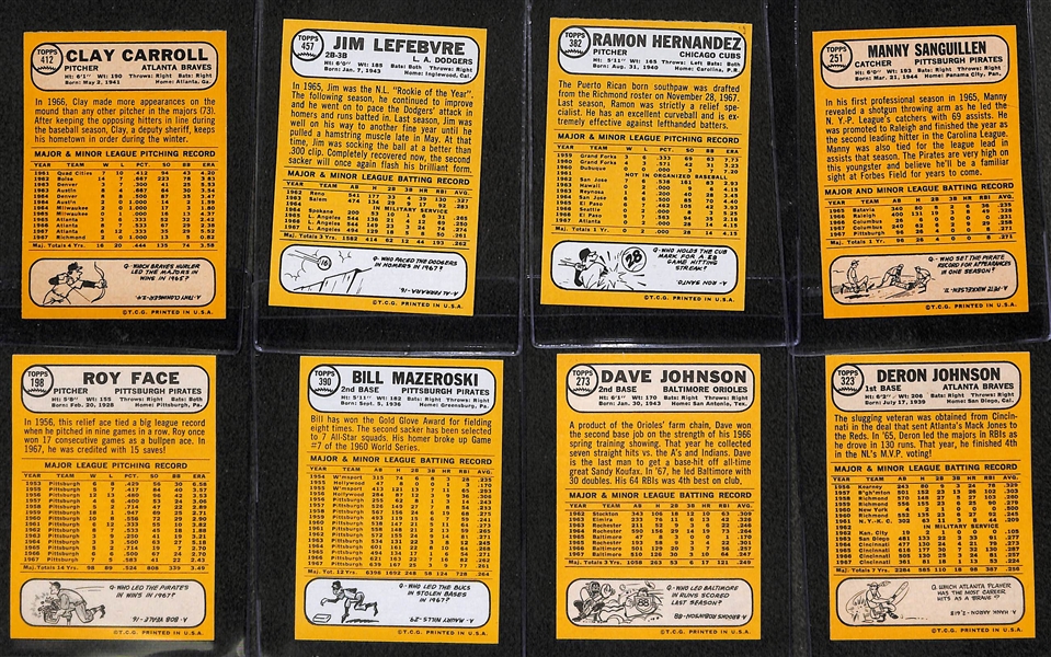 Lot of (119) 1968 Topps Baseball Cards (Mostly Pack-Fresh)