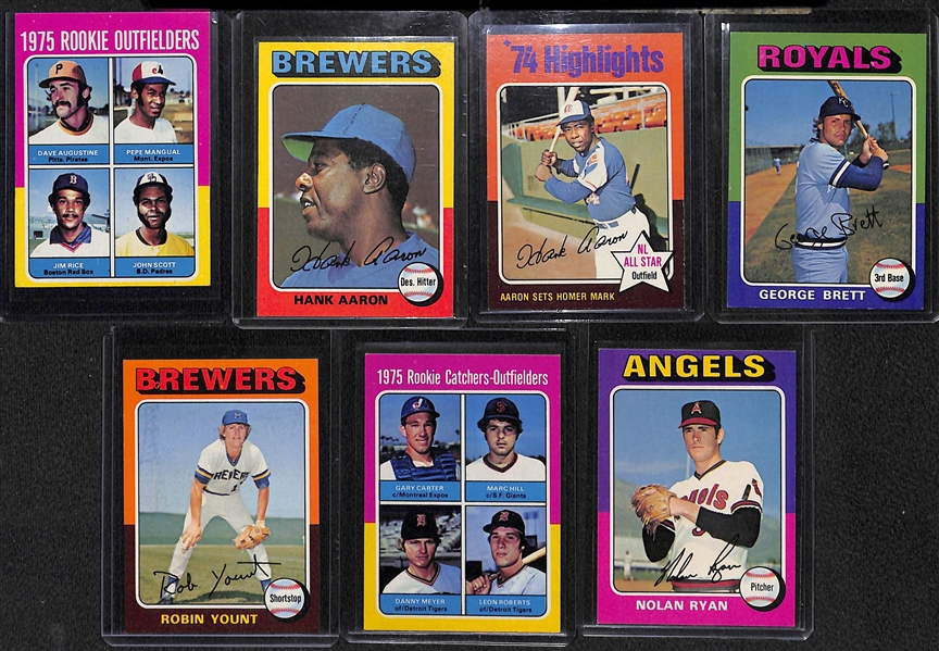 High-Quality 1975 Topps Baseball Card Complete Set