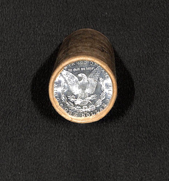 $20 BU Morgan Silver Dollar Roll Uncirculated Silver CC & CC Mint - Ends Dollars Z12