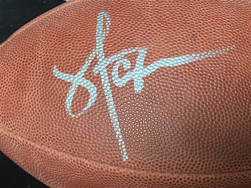 Lawrence Taylor Signed Wilson Official NFL Football - JSA Auction Letter