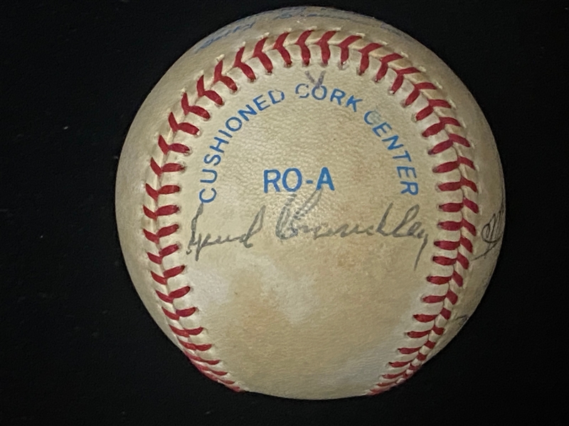 Lot of 2 Team Signed Baseballs - Yankees Old Timers Signed Baseball w. 6 Autos & 1984 Toronto Blue Jays Team Signed Baseball w. 18 Signatures - JSA Auction Letter