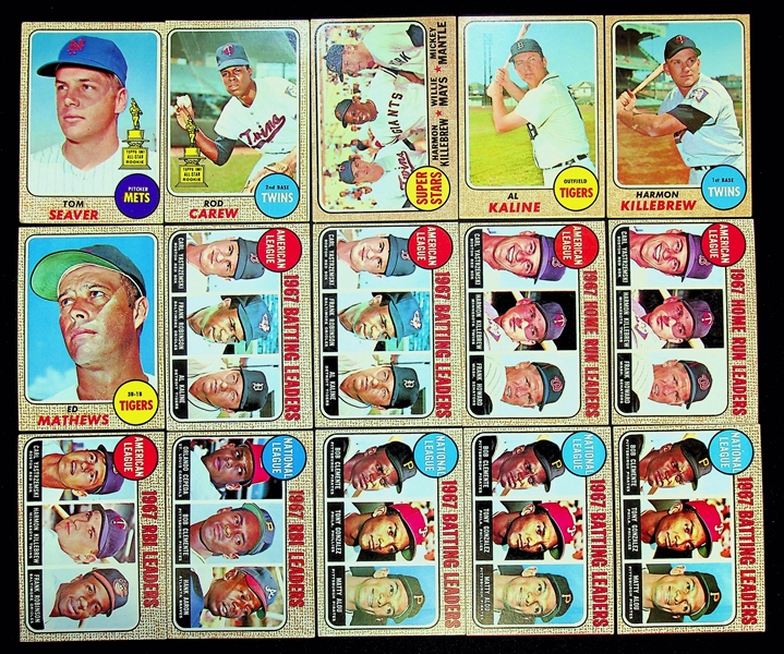 Lot of 100+ 1968, 1970, 1971 Topps Baseball Cards w. 1968 Tom Seaver