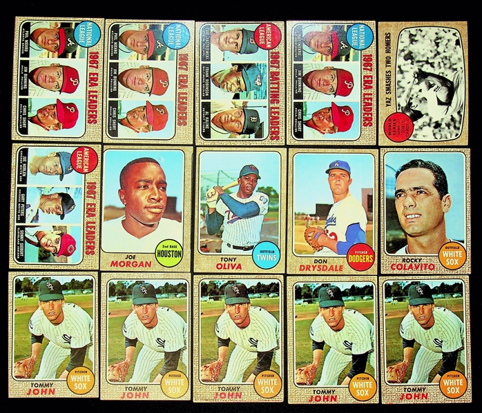 Lot of 100+ 1968, 1970, 1971 Topps Baseball Cards w. 1968 Tom Seaver