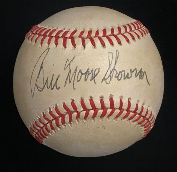 Bobby Brown (AL President) and Moose Skowron Signed Official AL Baseballs -  JSA Auction Letter
