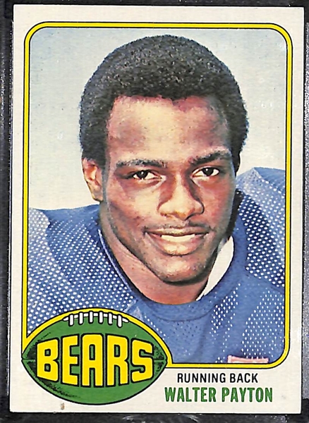 1976 Topps Walter Payton #148 Rookie Card