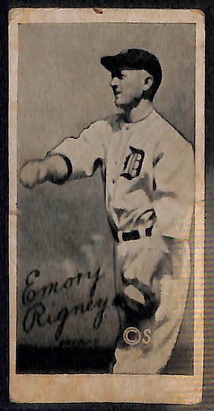Lot of (3) 1923 W572 Cards w. Joe Judge, Steve O'Neill, Emory Rigney