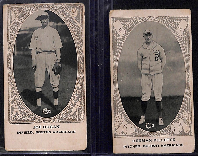 Lot of (5) 1922 W573 American Caramel Blank Backs w. George Sisler
