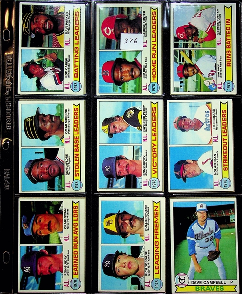 1979 Topps Baseball Card Complete Set of 726 Cards