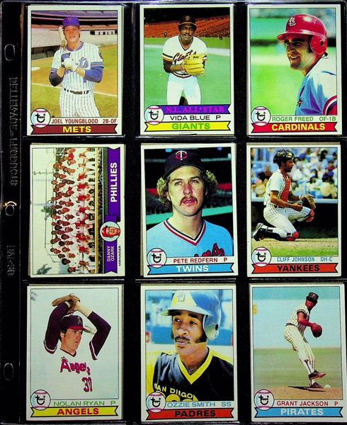 1979 Topps Baseball Card Complete Set of 726 Cards