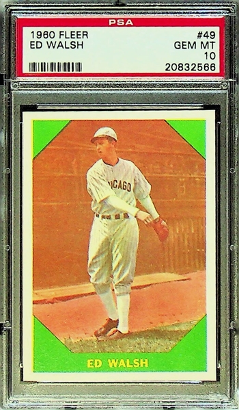 1960 Fleer Ed Walsh #49 PSA 10 GEM MINT