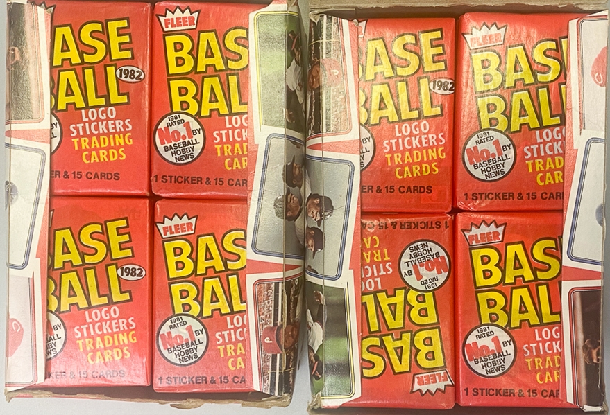 Lot of (2) 1982 Fleer Wax Boxes