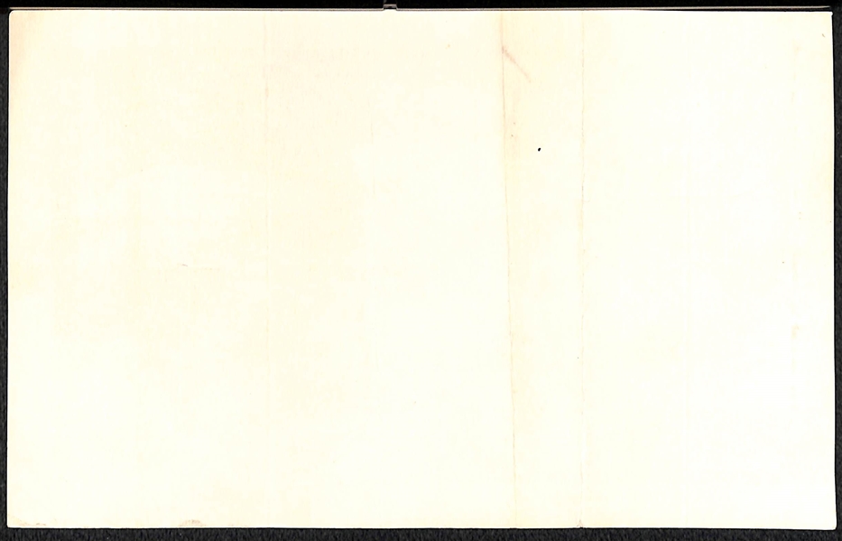 1960s Roger Staubach and Paul Blair Dual-Signed Image (PSA/DNA Letter)