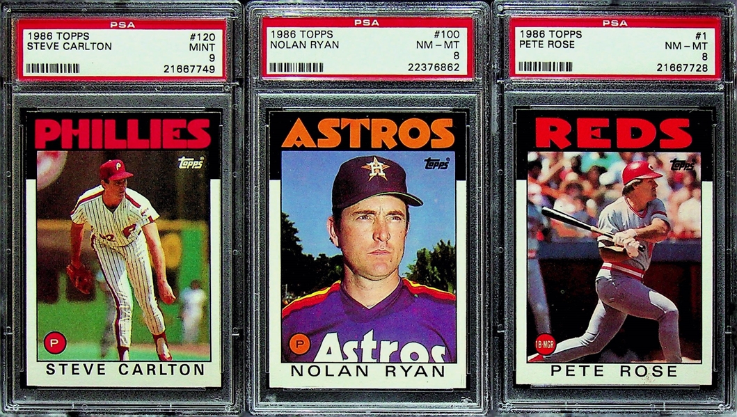 Lot of 23 Baseball Cards - Stars & Rookies - w. 1994 SP Alex Rodriguez Foil Rookie Card PSA 8