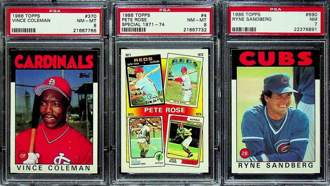 Lot of 23 Baseball Cards - Stars & Rookies - w. 1994 SP Alex Rodriguez Foil Rookie Card PSA 8