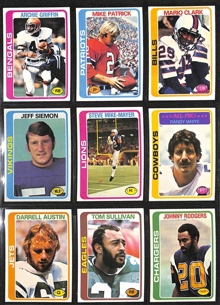 1978 Topps Football Complete Set of 528 Cards w. Tony Dorsett Rookie Card